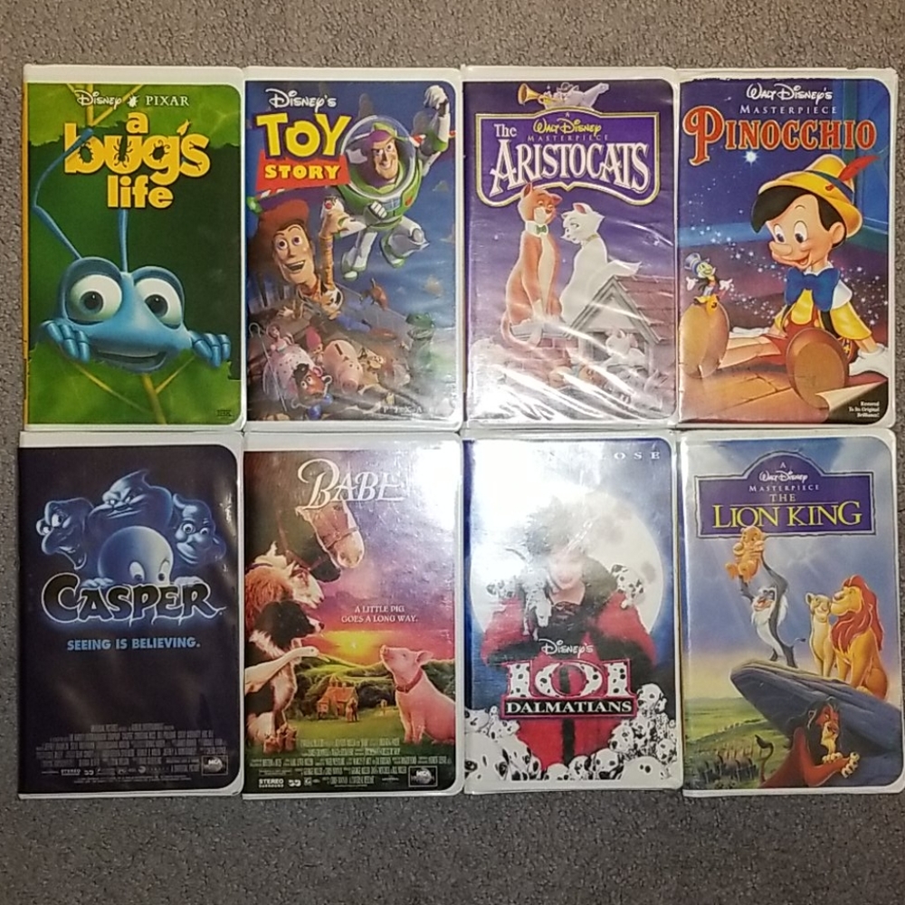 Kids VHS tapes 🤗